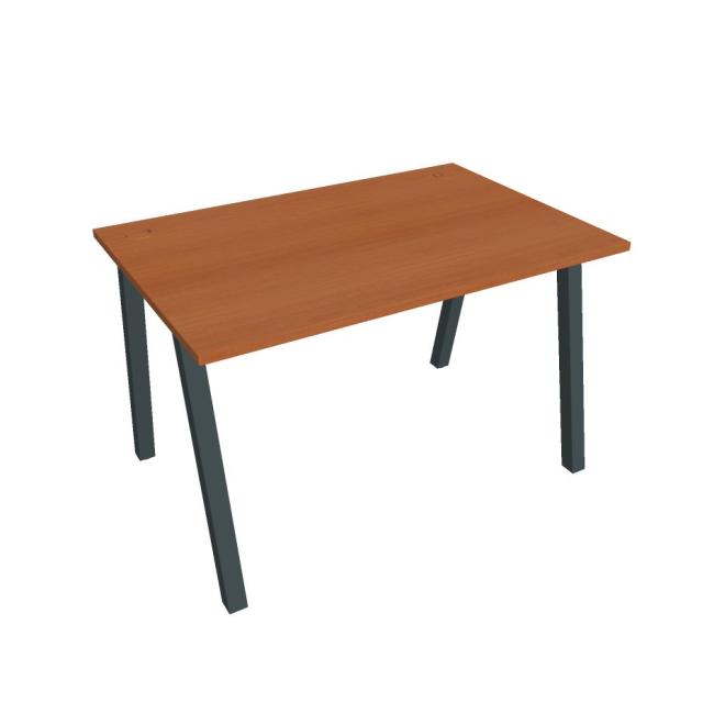 [ON919703] Schreibtisch UNI A, 120 x 75,5 x 80 cm, Kirsche/Schwarz