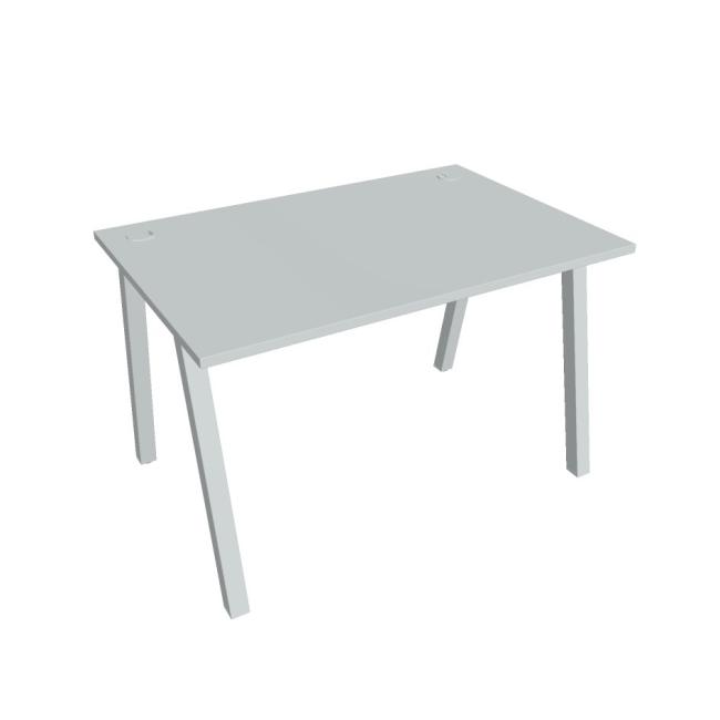 Schreibtisch UNI A, 120x75,5x80 cm, grau/grau