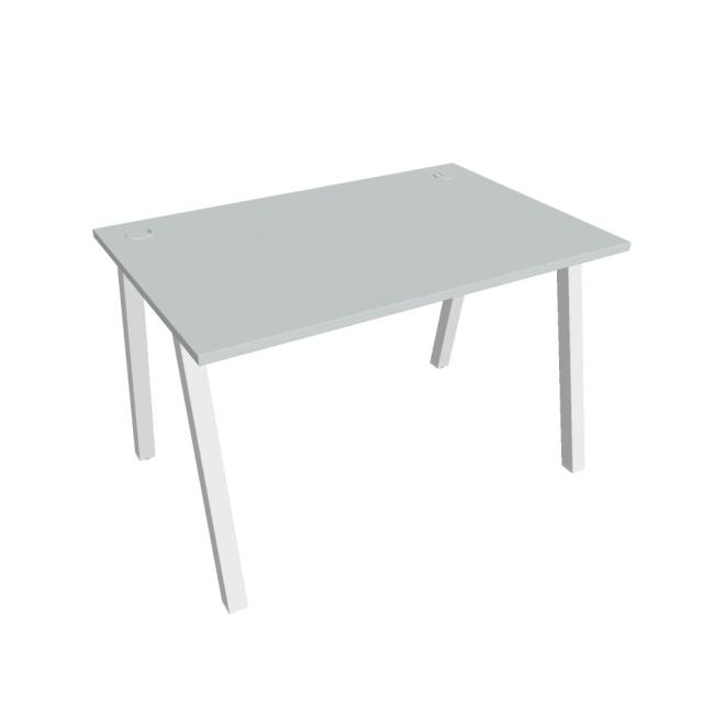 [ON919714] Schreibtisch UNI A, 120 x 75,5 x 80 cm, grau/weiß