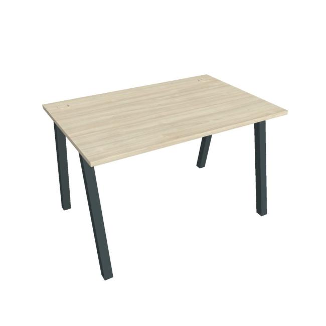 [ON919715] Schreibtisch UNI A, 120 x 75,5 x 80 cm, Akazie/Schwarz
