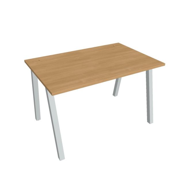 Schreibtisch UNI A, 120x75,5x80 cm, Eiche/Grau