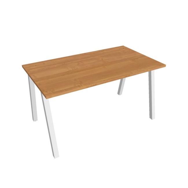 [ON919732] Schreibtisch UNI A, 140 x 75,5 x 80 cm, Erle/Weiß