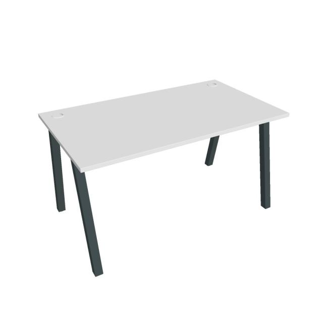 [ON919739] Schreibtisch UNI A, 140x75,5x80 cm, weiß/schwarz