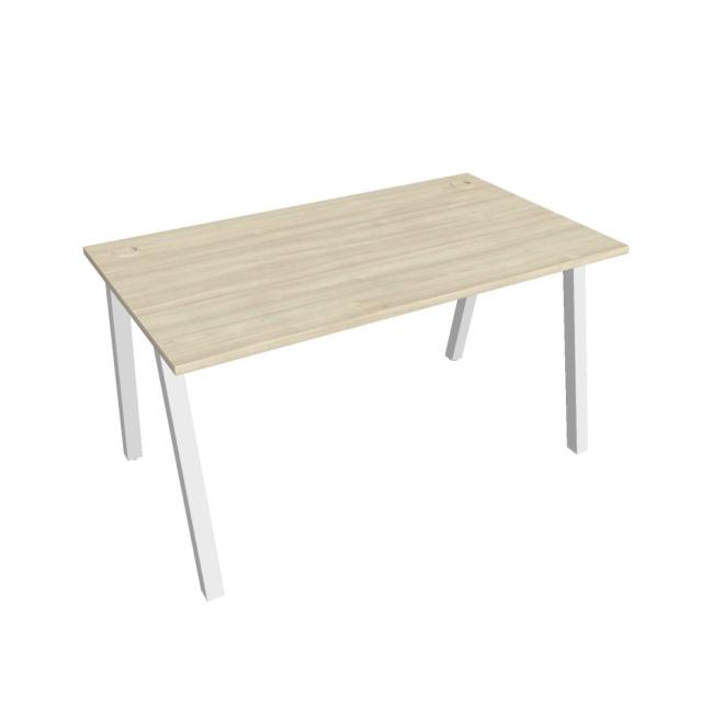[ON919747] Schreibtisch UNI A, 140 x 75,5 x 80 cm, Akazie/Weiß