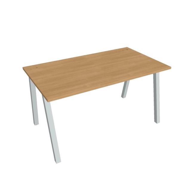 Schreibtisch UNI A, 140x75,5x80 cm, Eiche/Grau