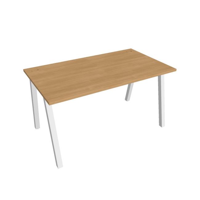 [ON919753] Schreibtisch UNI A, 140 x 75,5 x 80 cm, Eiche/Weiß