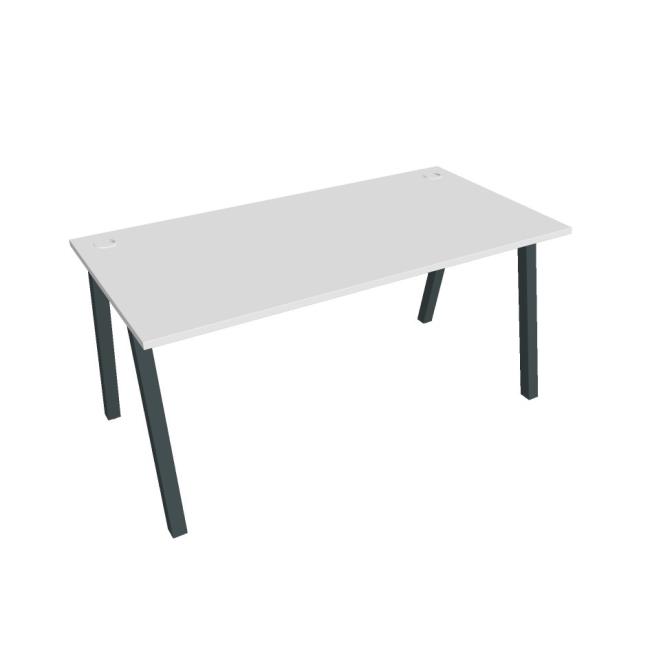 [ON919769] Schreibtisch UNI A, 160x75,5x80 cm, weiß/schwarz
