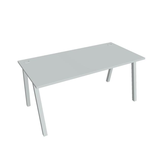 Schreibtisch UNI A, 160x75,5x80 cm, grau/grau