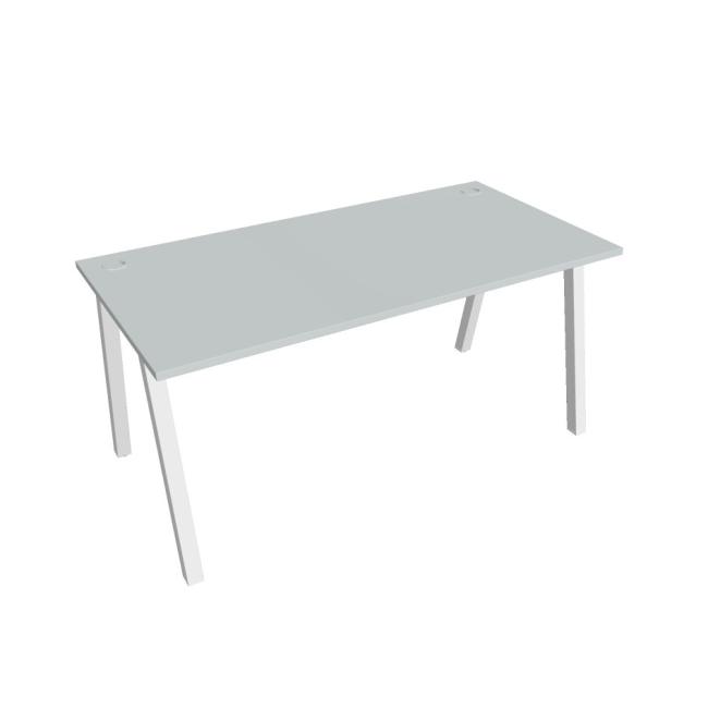 [ON919774] Schreibtisch UNI A, 160x75,5x80 cm, grau/weiß