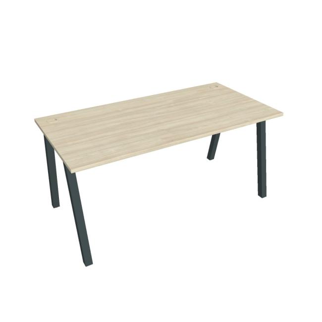 [ON919775] Schreibtisch UNI A, 160 x 75,5 x 80 cm, Akazie/Schwarz