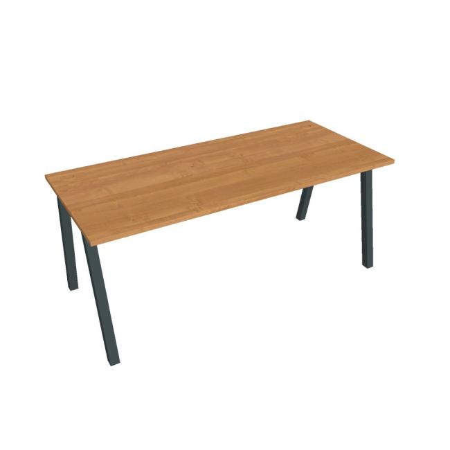 [ON919790] Schreibtisch UNI A, 180 x 75,5 x 80 cm, Erle/schwarz