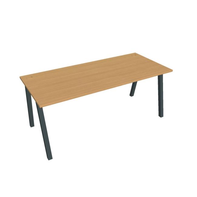 [ON919796] Schreibtisch UNI A, 180x75,5x80 cm, Buche/schwarz