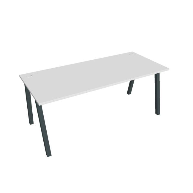 [ON919799] Schreibtisch UNI A, 180x75,5x80 cm, weiß/schwarz