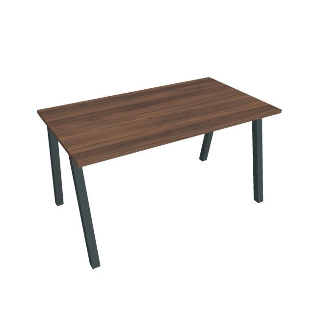 [ON919898] Konferenztisch UNI A, 140 x 75,5 x 80 cm, Walnuss/Schwarz