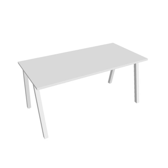 Konferenztisch UNI A, 160 x 75,5 x 80 cm, weiß/weiß
