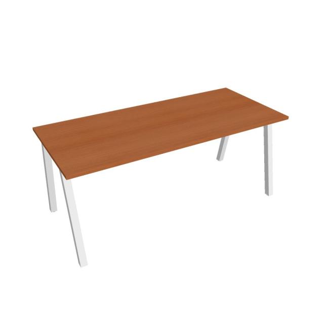 [ON919945] Konferenztisch UNI A, 180 x 75,5 x 80 cm, Kirsche/Weiß