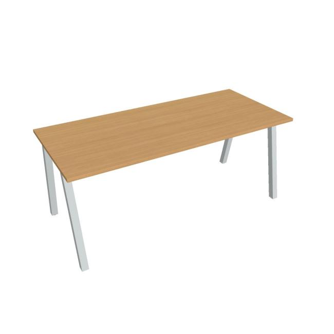 Konferenztisch UNI A, 180x75,5x80 cm, Buche/Grau