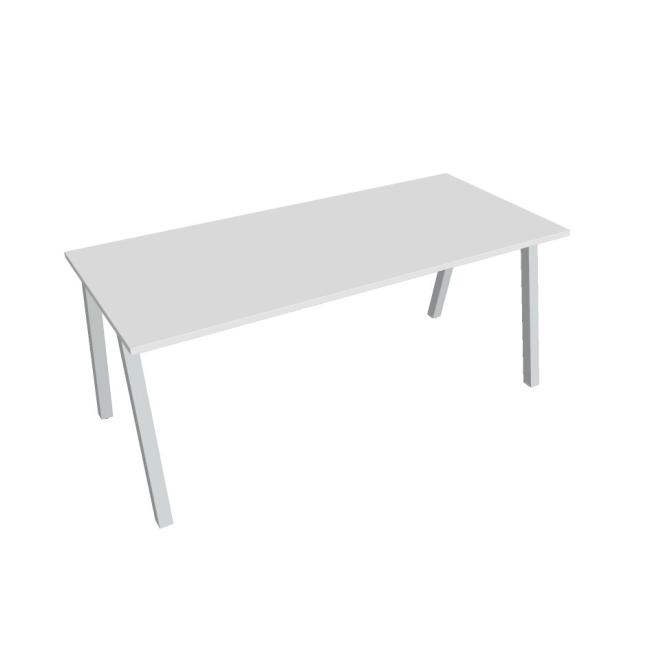 Besprechungstisch UNI A, 180x75,5x80 cm, weiß/grau