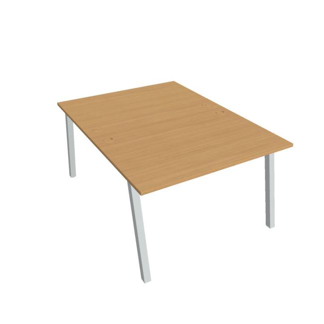 [ON919977] Schreibtisch UNI A, 120x75,5x160 cm, Buche/Grau