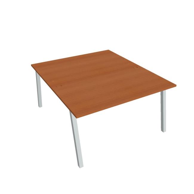 [ON920004] Schreibtisch UNI A, 140x75,5x160 cm, Kirsche/Grau