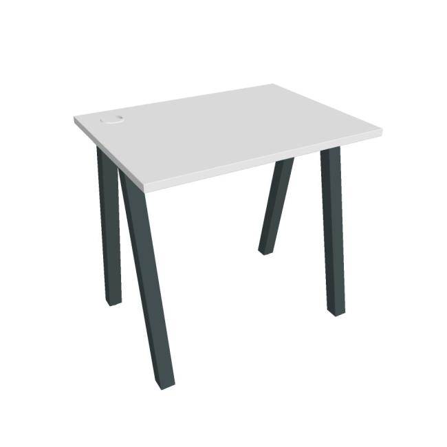 [ON920099] Schreibtisch UNI A, 80x75,5x60 cm, weiß/schwarz