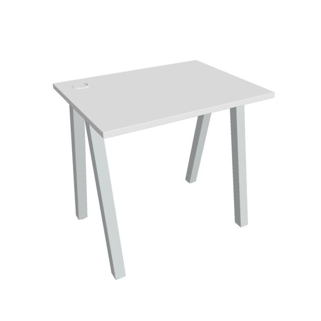 [ON920100] Schreibtisch UNI A, 80x75,5x60 cm, weiß/grau