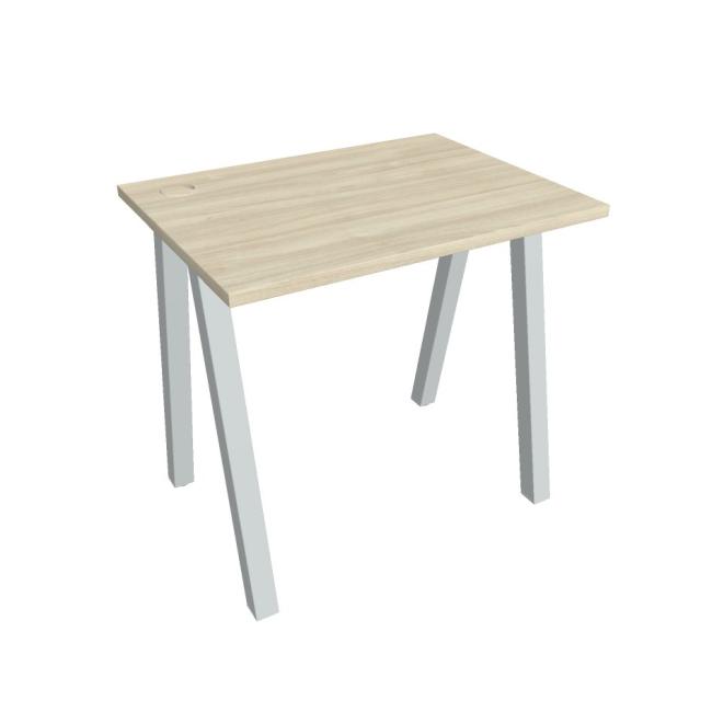 [ON920106] Schreibtisch UNI A, 80x75,5x60 cm, Akazie/Grau