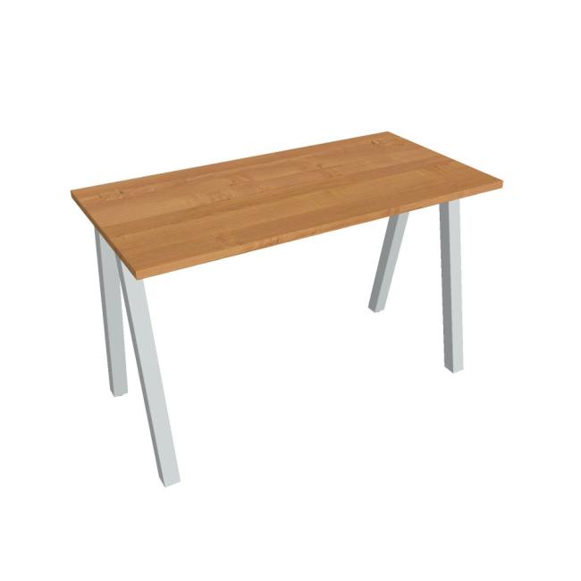 Schreibtisch UNI A, 120x75,5x60 cm, Erle/Grau