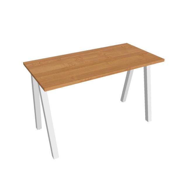 Schreibtisch UNI A, 120 x 75,5 x 60 cm, Erle/Weiß