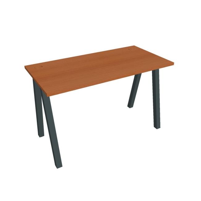 [ON920123] Schreibtisch UNI A, 120 x 75,5 x 60 cm, Kirsche/Schwarz