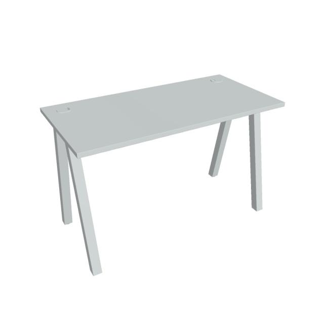 Schreibtisch UNI A, 120x75,5x60 cm, grau/grau
