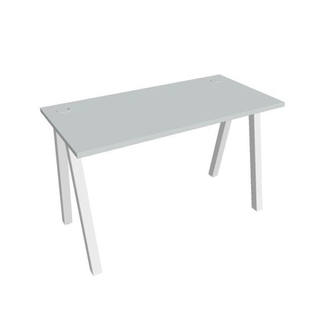 [ON920134] Schreibtisch UNI A, 120 x 75,5 x 60 cm, grau/weiß