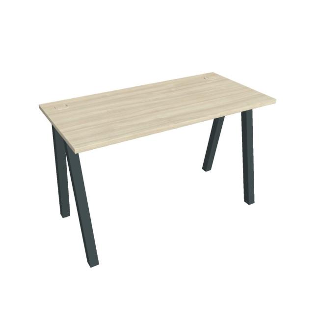 Schreibtisch UNI A, 120 x 75,5 x 60 cm, Akazie/Schwarz