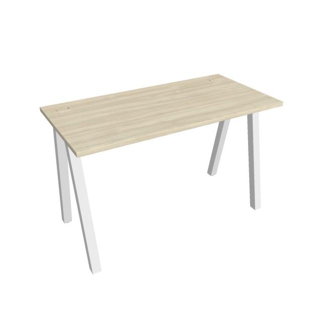 Schreibtisch UNI A, 120 x 75,5 x 60 cm, Akazie/Weiß