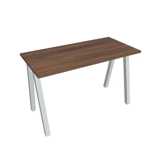 [ON920139] Schreibtisch UNI A, 120x75,5x60 cm, Walnuss/Grau