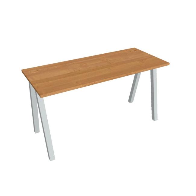 Schreibtisch UNI A, 140x75,5x60 cm, Erle/Grau