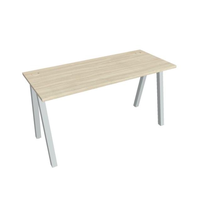 Schreibtisch UNI A, 140x75,5x60 cm, Akazie/Grau
