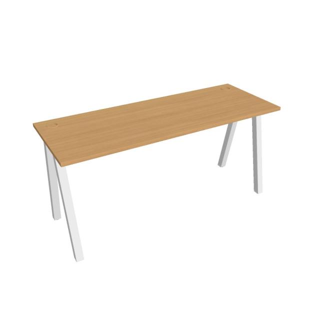 [ON920188] Schreibtisch UNI A, 160 x 75,5 x 60 cm, Buche/Weiß