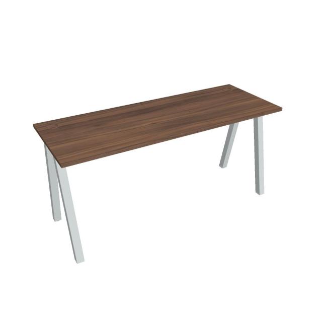 [ON920199] Schreibtisch UNI A, 160x75,5x60 cm, Walnuss/Grau