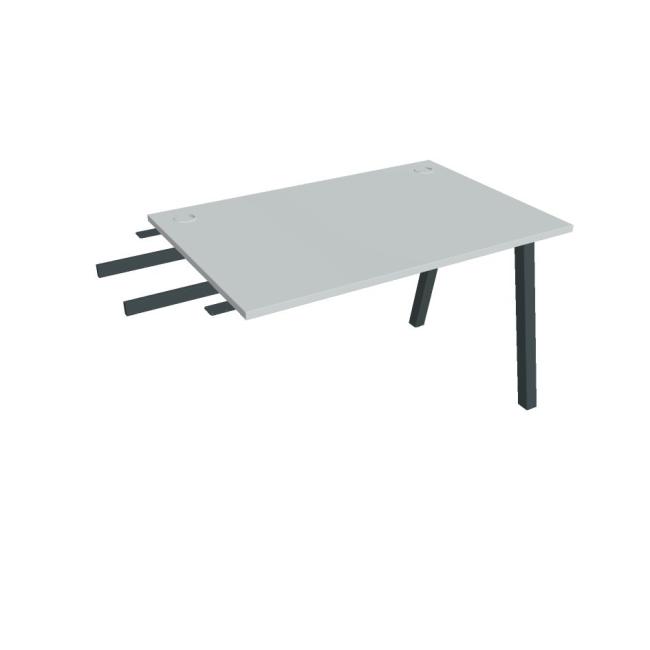 [ON920222] Werkbank UNI A, vertikal verbunden, 120x75,5x80 cm, grau/schwarz