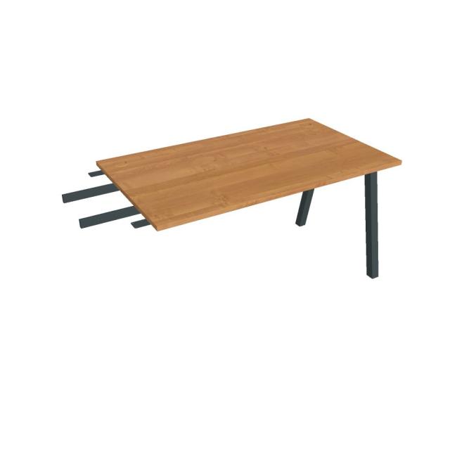 Werkbank UNI A, vertikale Kettenmontage, 140 x 75,5 x 80 cm, Erle/schwarz