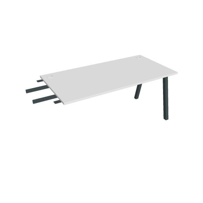 [ON920279] Schreibtisch UNI A, vertikal verbunden, 160x75,5x80 cm, weiß/schwarz