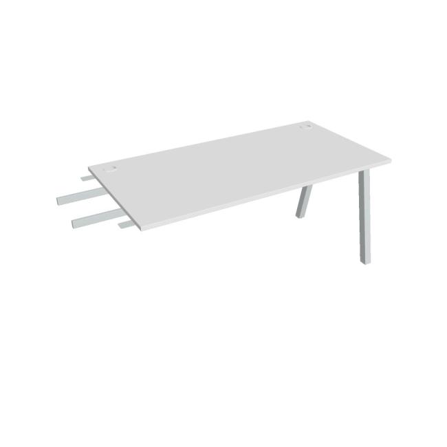 [ON920280] Schreibtisch UNI A, vertikal verbunden, 160x75,5x80 cm, weiß/grau