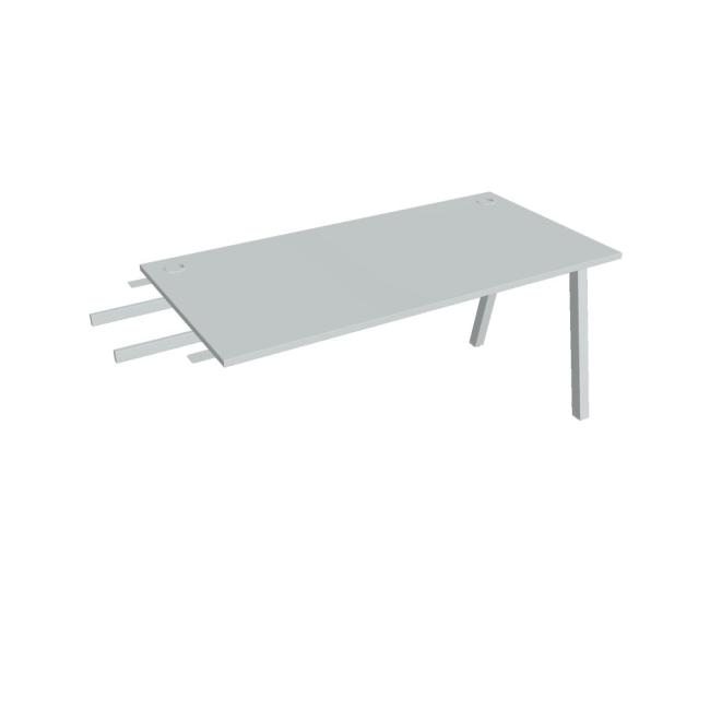 [ON920283] Schreibtisch UNI A, vertikal verbunden, 160x75,5x80 cm, grau/grau