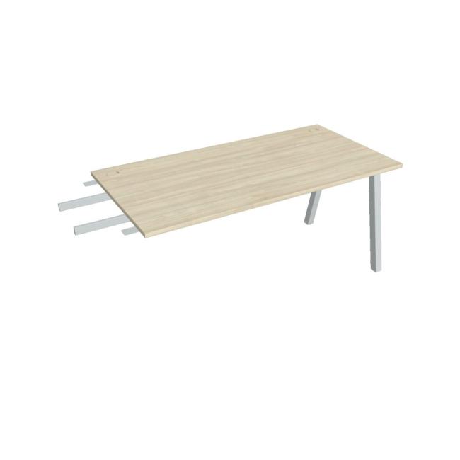[ON920286] Schreibtisch UNI A, vertikal verbunden, 160x75,5x80 cm, Akazie/Grau