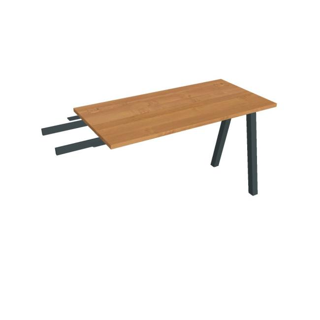 Werkbank UNI A, vertikale Kettenmontage, 120 x 75,5 x 60 cm, Erle/schwarz