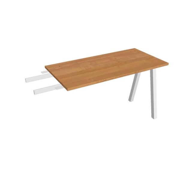 [ON920302] Schreibtisch UNI A, vertikal verbunden, 120 x 75,5 x 60 cm, Erle/Weiß