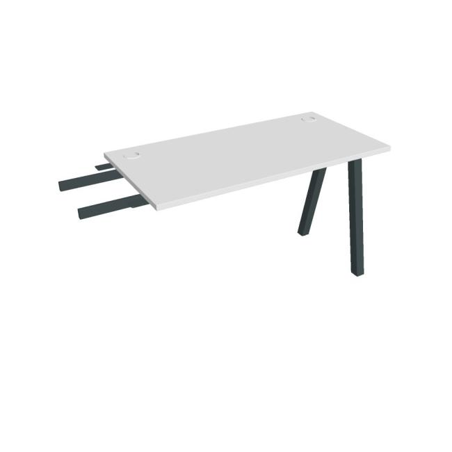 Werkbank UNI A, vertikal verbunden, 120x75,5x60 cm, weiß/schwarz