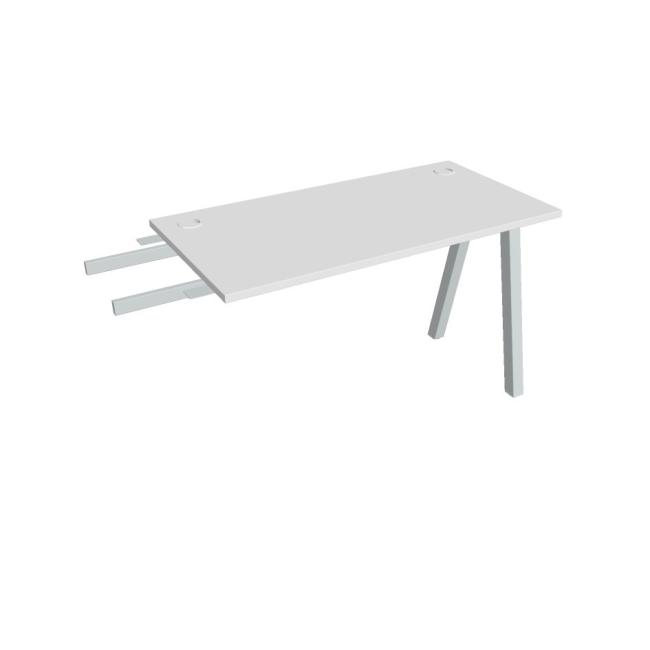 [ON920310] Schreibtisch UNI A, vertikal verbunden, 120x75,5x60 cm, weiß/grau