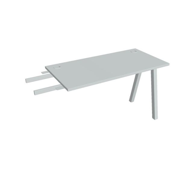 [ON920313] Schreibtisch UNI A, vertikal verbunden, 120x75,5x60 cm, grau/grau